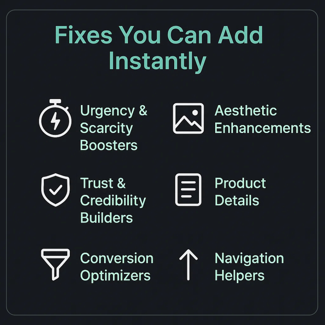 165+ Shopify Code Fixes That Convert